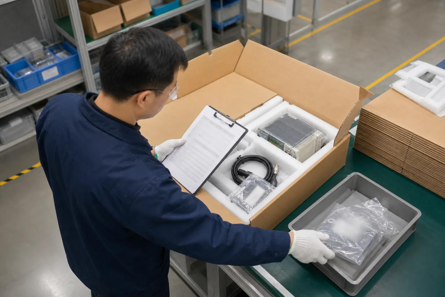 外贸网站人员对照装箱资料核查英文产品页的标准附件